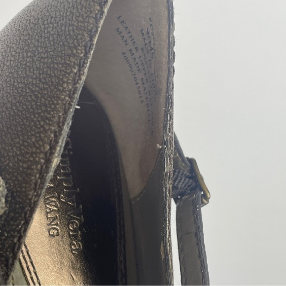 Vera Wang Olive Peep-Toe Heels - Picture 13 of 16